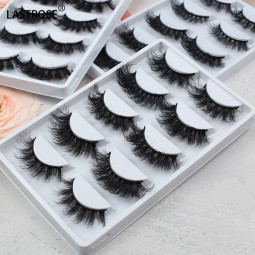 Eyelash Kit Supplier - 20mm Vegan Faux Mink Lashes 5 Pairs Eyelash Kit Wholesale Eyelash Vendor D Curl