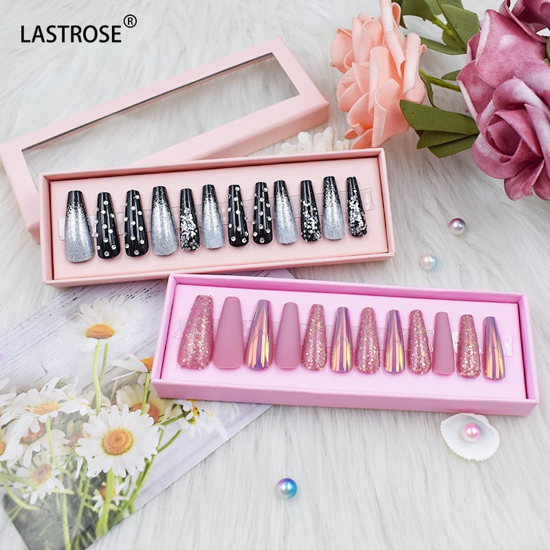 Nail Packaging Box Supplier - High Quality Press on Nail Packaging Box Organizer Nail Polish Eyelashes Cosmetic Gift Packaging