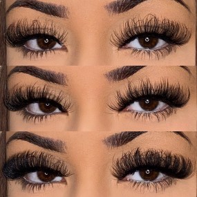 False Lashes Manufacturer - Wholesale 15-30mm Fluffy Faux Mink Lashes Private Label Fluffy Lash Strips