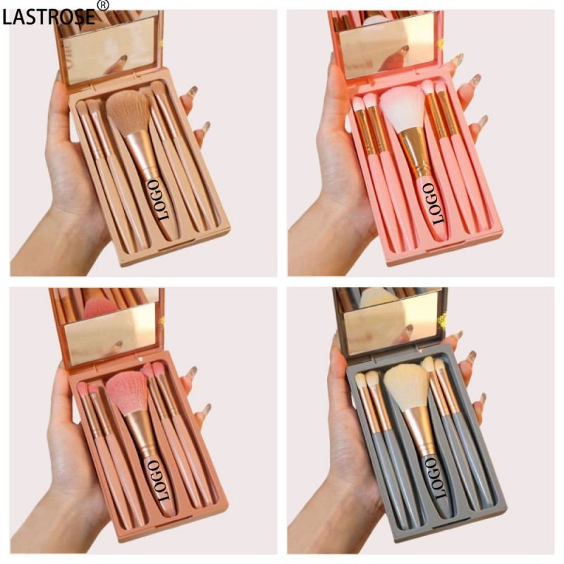 Travel Makeup Brush Set Factory - Mini Make up Brush Set Travel Size Makeup Brush Set With Mirror Portable Professional