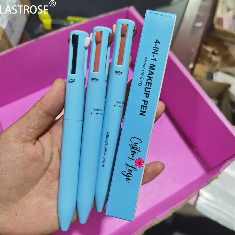 Makeup Pen Manufacturer - 4 in 1 Makeup Pen Touch up Eyebrow Pencil Eyeliner Lip Liner Highlight