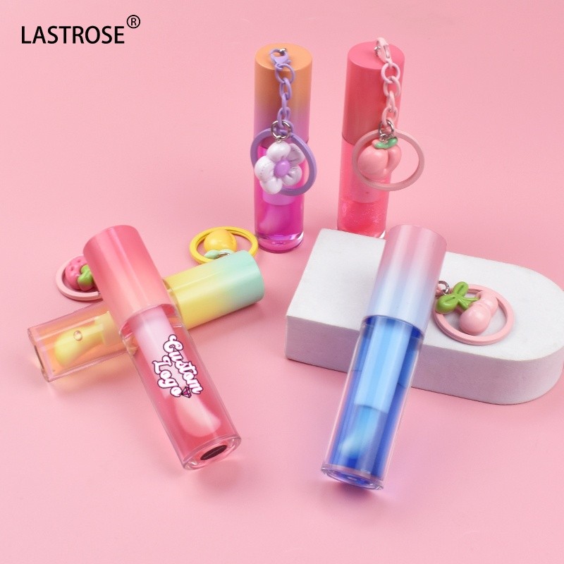 Lip Oil Manufacturer - Wholesale Private Label Key Chain Lip Oil Cute Moisturizing Plumper Fruit Vegan