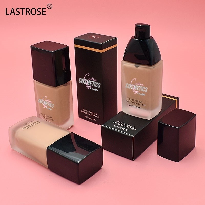 Liquid Foundation Manufacturer - Matte Waterproof Medium Full Coverage Brighten Makeup Liquid Foundation Private Label Face