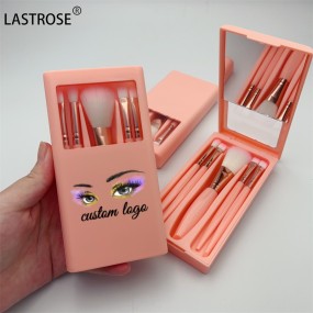 Mini Makeup Brushes Kit Supplier - Wholesale Factory Price 5pcs Mini Makeup Brushes Kit Vegan Synthetic Cosmetic Tools