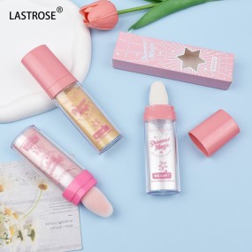 Body Glitter Powder Supplier - Highlighter Patting Powder Full Body Collarbone Brightening Bridal Makeup