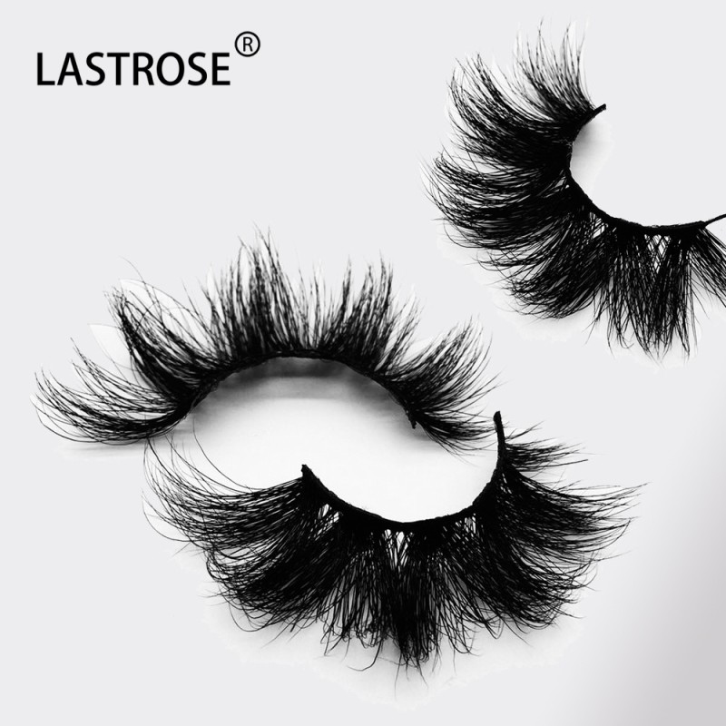Russian Style Eyelashes Supplier - Wholesale 3D Russian Style Real Mink Fur Fluffy Eyelashes Custom C/D Curl