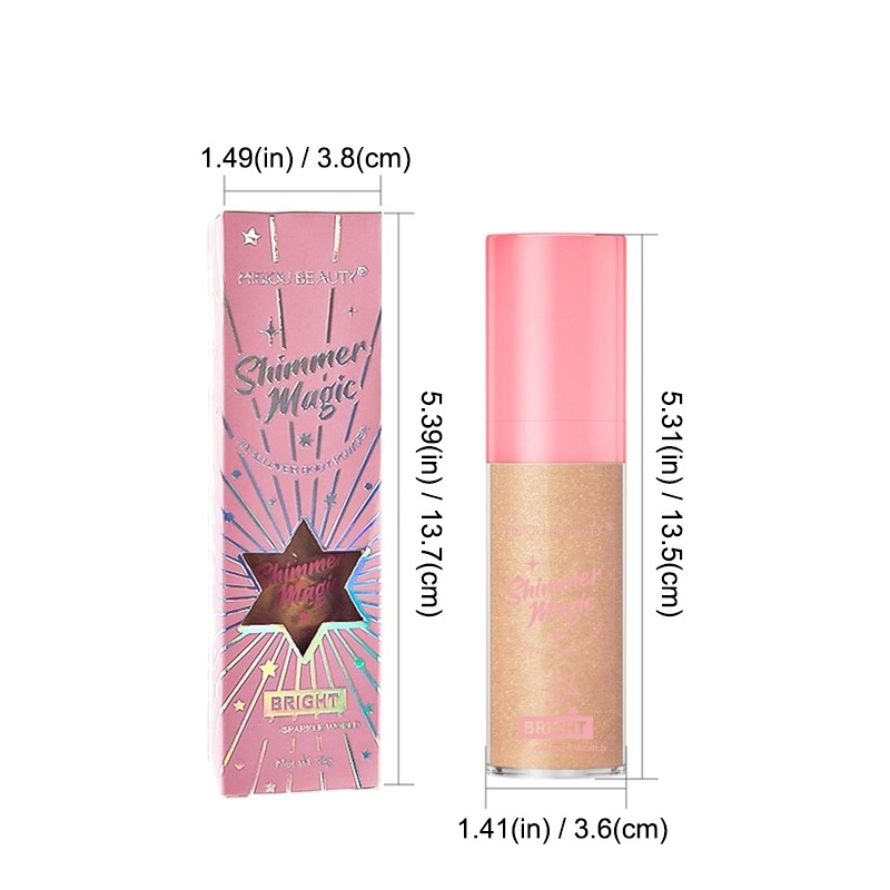 Highlighter Powder Factory - Stock Highlight Powder Stick Body Shimming Powder Loose Highlighter Powder