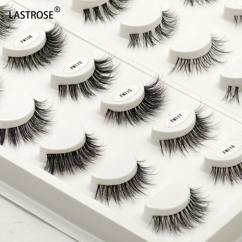 Invisible Band Lashes Manufacturer - Soft Clear Band Vegan Faux Mink Lashes Wholesale Invisible Band Full Strip Lashes