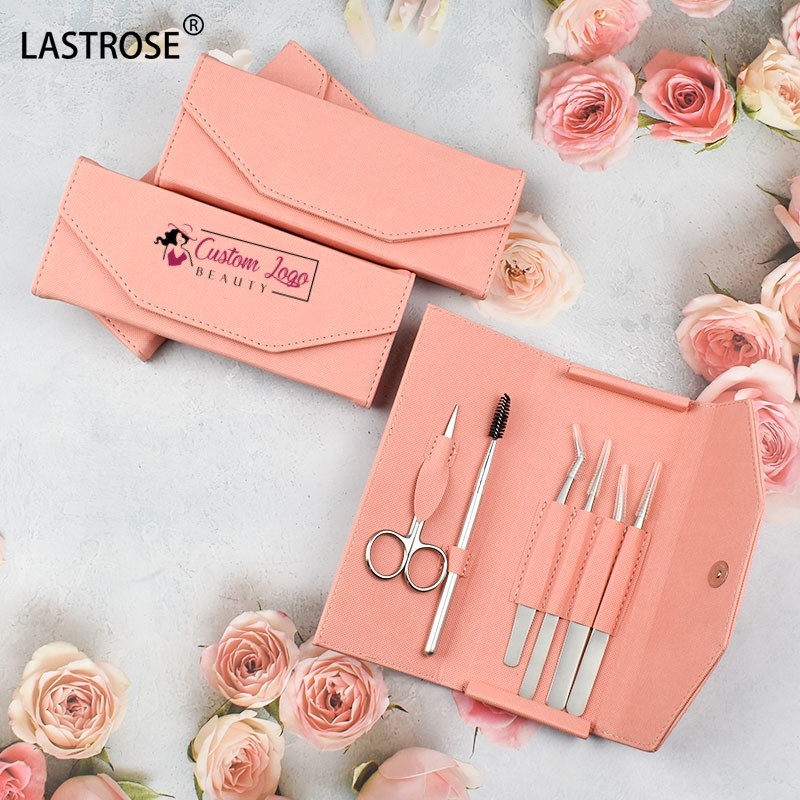 Professional Eyelash Grafting Tweezers Manufacturer - Wholesale Pink Professional Eyelash Grafting Tweezers DIY Eyelash Extension Suit