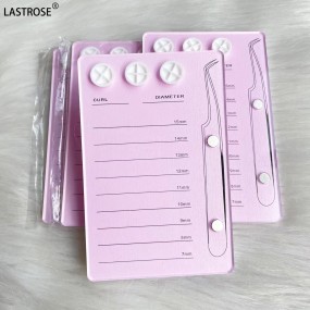 False Eyelash Display Board Supplier - 3 in 1 False Eyelash Display Board Acrylic Lash Tile Glue Holders Magnetic Tweezer Holder