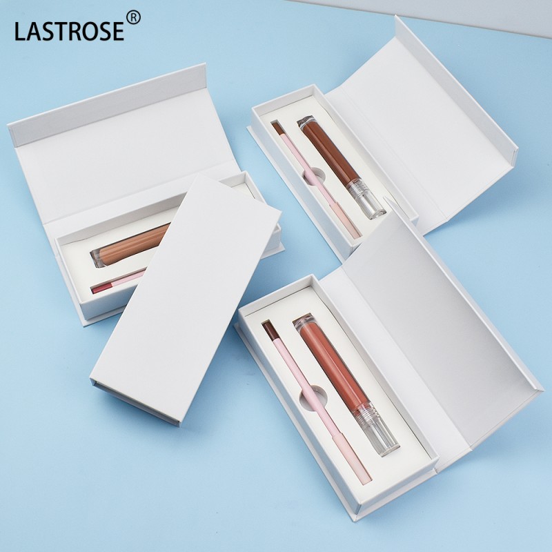 Makeup Set Manufacturer - 2 in 1 Vegan High Pigment Lip Liner & Lip Gloss Kit with Gift Set Packaging