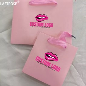 Art Paper Gift Packaging Manufacturer - Wholesale Luxury Recyclable Art Paper Gift Packaging Ribbon Handles Kraft Paper Bag