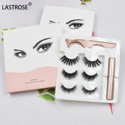 Magnetic Eyelash Kit Factory - Wholesale Private Label Natural Magnetic Eyelashes Set Eyeliner and Magnetic Lashes 3d