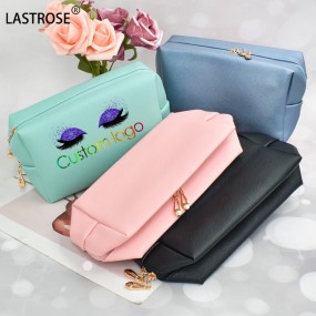 Travel Bags Supplier - Wholesale Small Size Travel Bags Private logo Gold Zipper Cosmetic Bag Women Travel