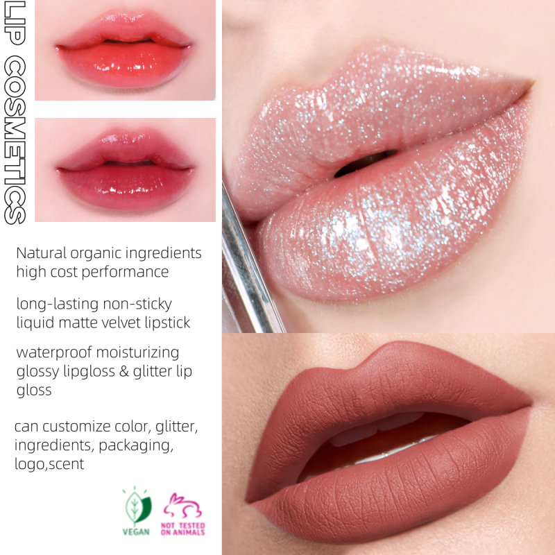 Liquid Lipgloss Factory - Hot Selling Vegan Liquid Lipgloss Private Label Makeup Waterproof Long Lasting Lip Stick