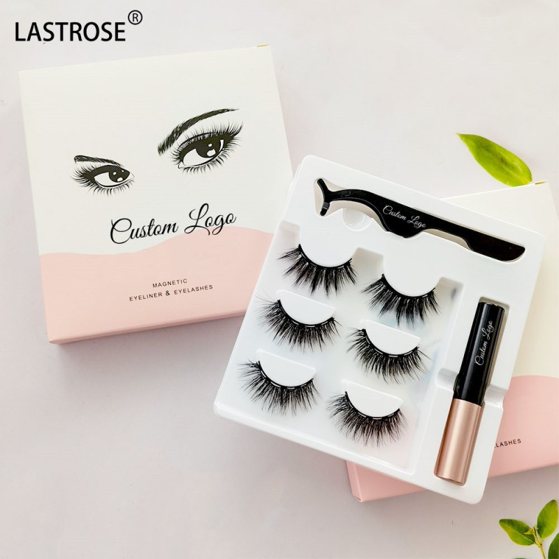 Magnetic Full Strip Eyelashes Factory - Best-selling Magnetic Full Strip Eyelashes Suit Liquid Magnetic Eyeliner 3 Magnet