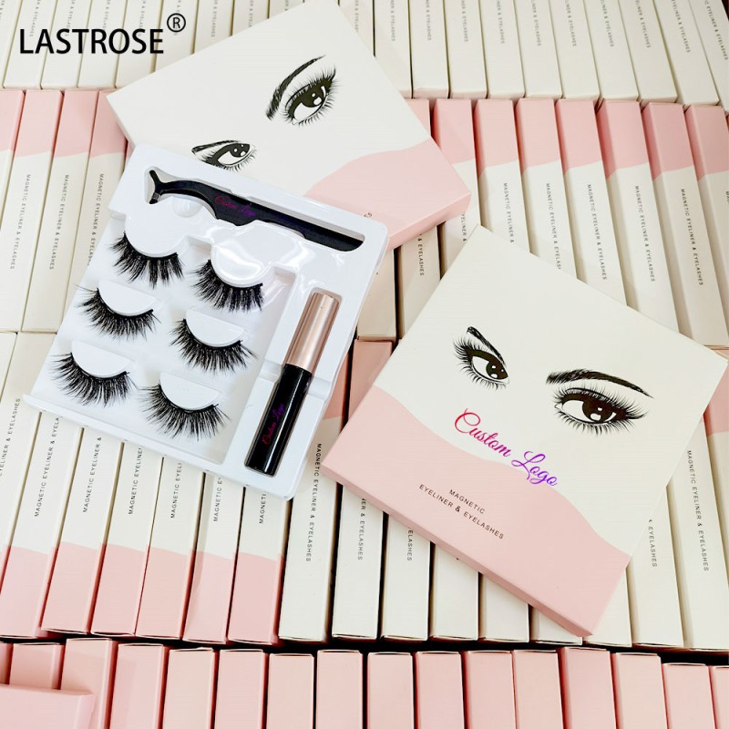 Magnetic Full Strip Eyelashes Factory - Best-selling Magnetic Full Strip Eyelashes Suit Liquid Magnetic Eyeliner 3 Magnet