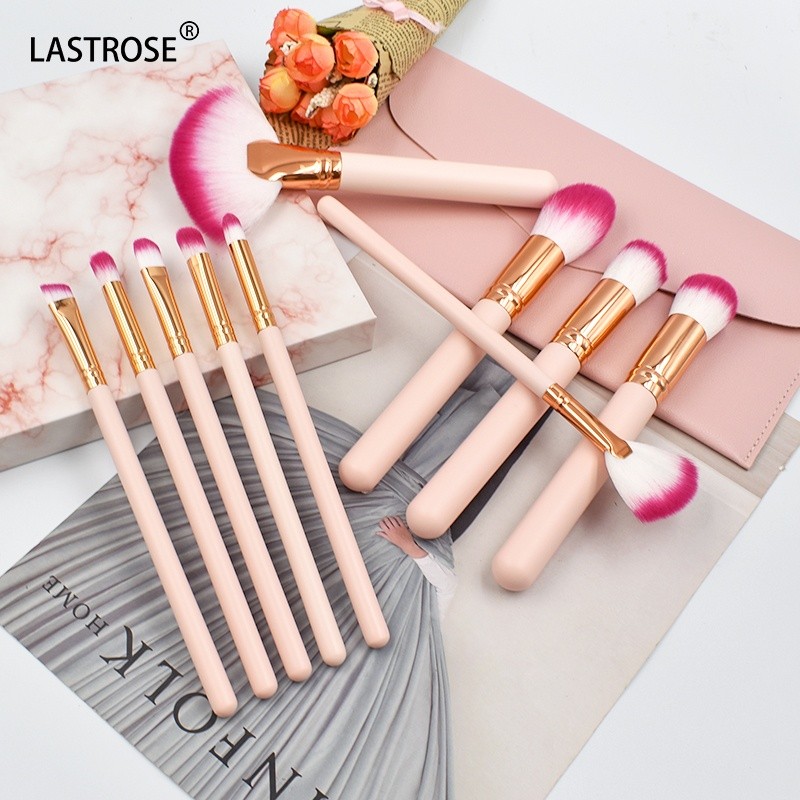 Vegan Pink Makeup Brush Kit Manufacturer - Factory Price Professional Vegan Pink Makeup Brush Kit Soft High Quality Synthetic
