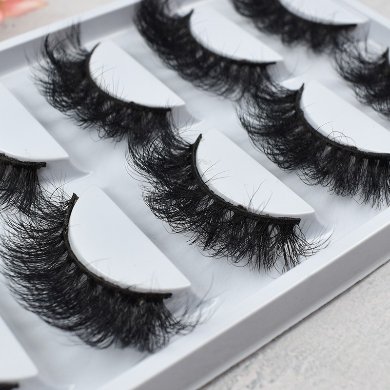 Eyelash Kit Supplier - 20mm Vegan Faux Mink Lashes 5 Pairs Eyelash Kit Wholesale Eyelash Vendor D Curl