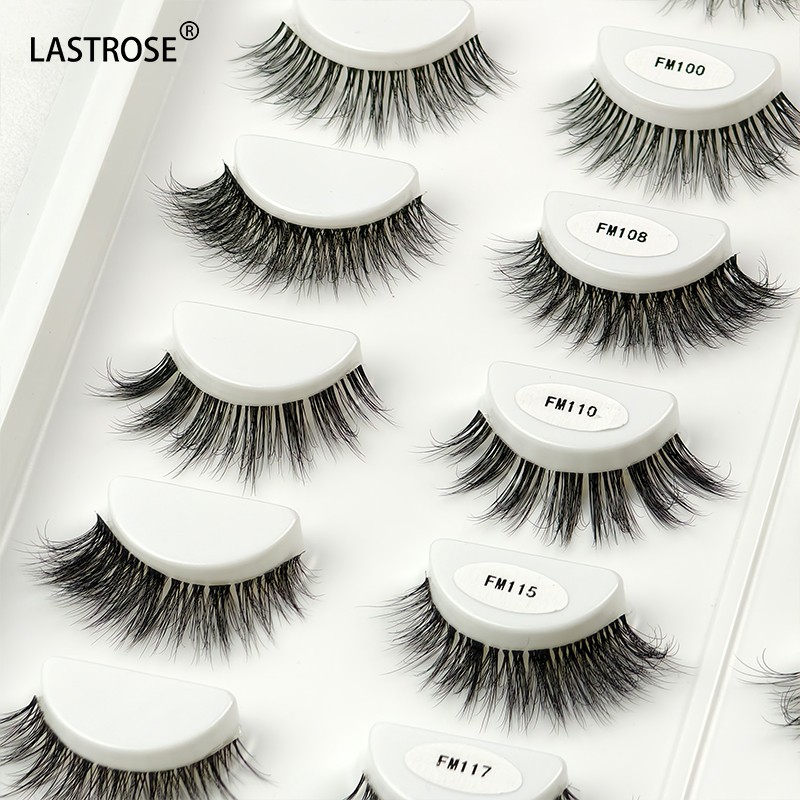Invisible Band Lashes Manufacturer - Soft Clear Band Vegan Faux Mink Lashes Wholesale Invisible Band Full Strip Lashes