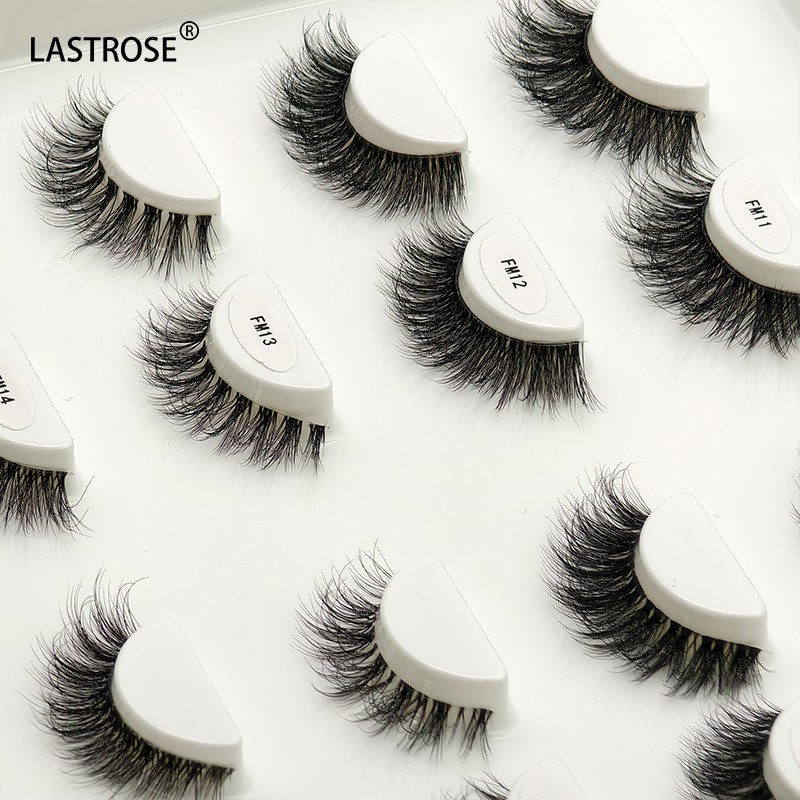 Eyelash Packaging Supplier - Wholesale Clear Lash Band Strip Faux Mink Eyelash Natural Long Vegan Lashes Private Label