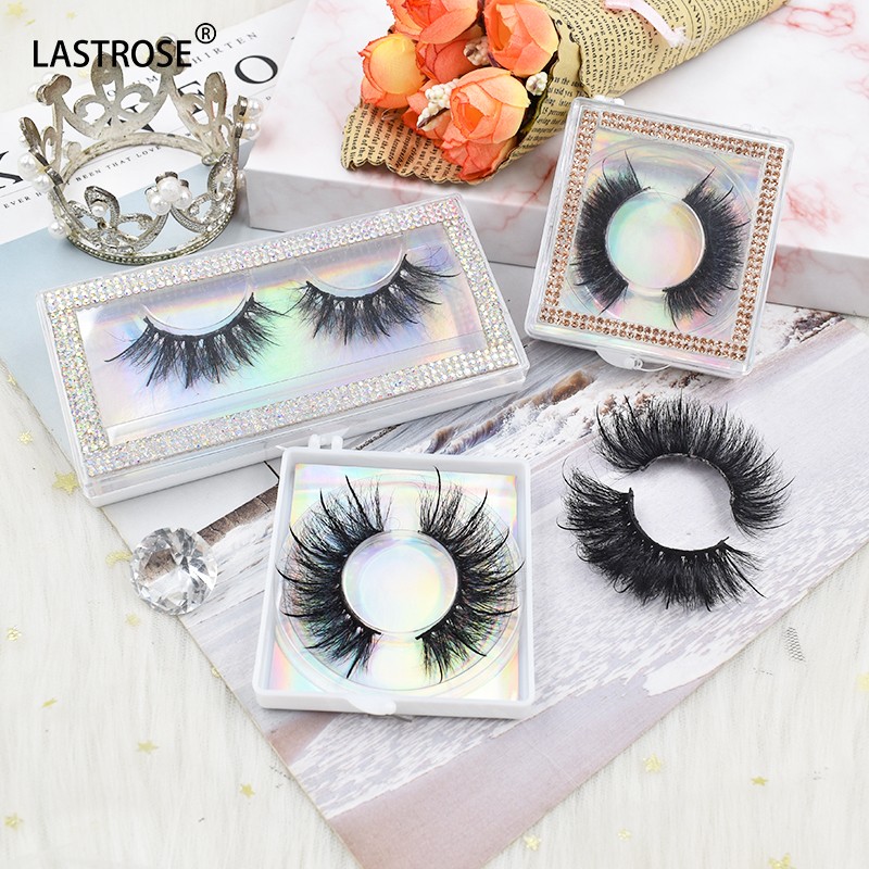 Mink Fur Eyelash Manufacturer - 3D Full Volume Wispy Mink Fur Eyelash Handmade with Look-Like Extensions Free