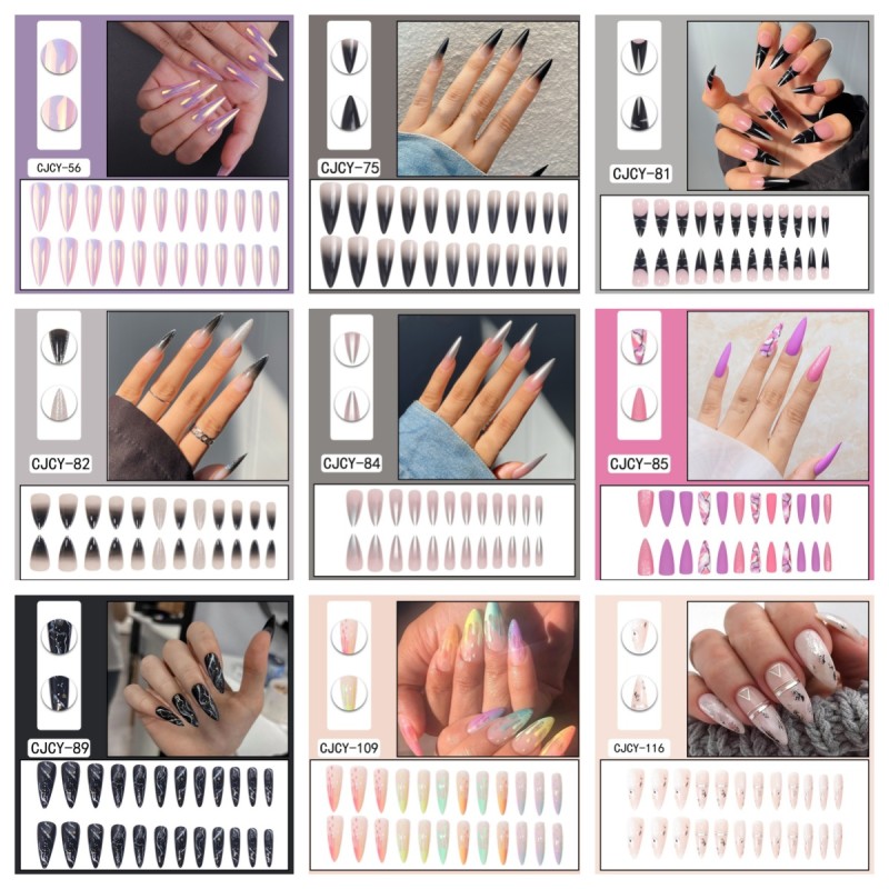 Design Press on Nails Factory - Luxury Artificial Fingernails Nails Supplies Wholesale Private Label Design Press on Nails