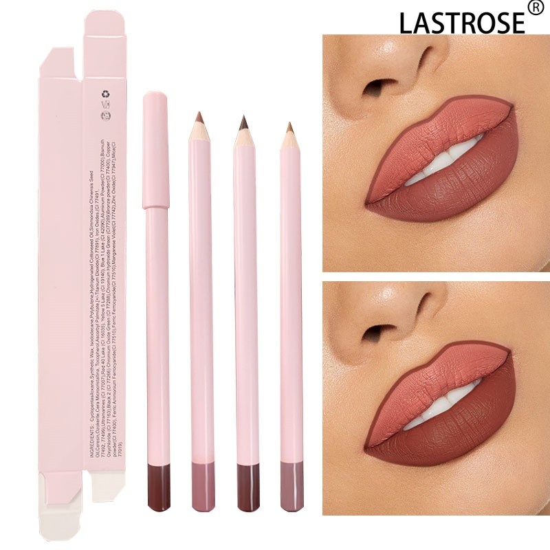 Lip Liner Pencil Supplier - Luxury 24 Colors Lip Liner Private Label Vegan Pink Waterproof