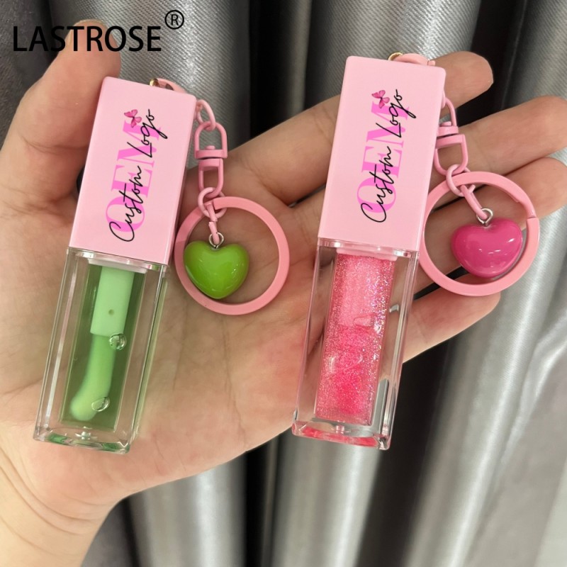 Lip Gloss Manufacturer - Wholesale Make Your Own Logo Hydrating and Plumping Lip Gloss with Keychain