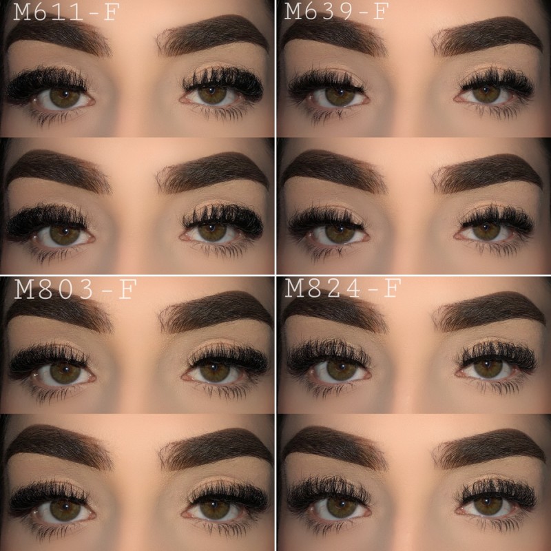 Real Mink Eyelash Manufacturer - New Style 3D 15mm/20/25mm100% Real Mink Eyelash With Lash Boxes Full Strip