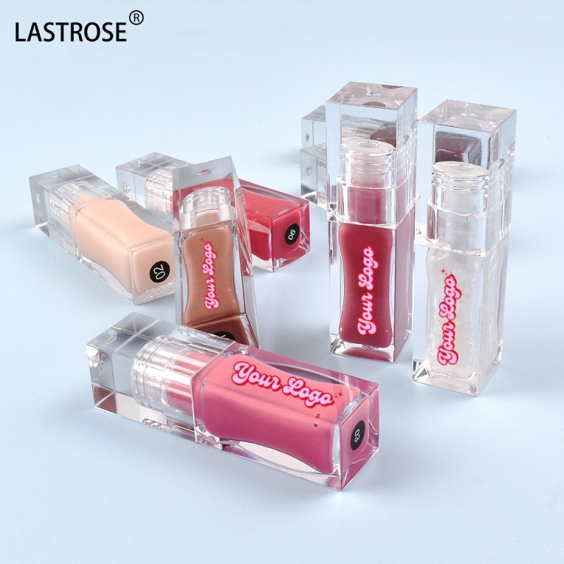Transparent Lip Tint Factory - Transparent Square Tube Lip Tint 7ml Large Capacity Hydrating Lip Balm Oil Private Label