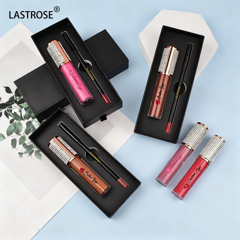 Lip Makeup Set Factory - Oem Vegan Lip Makeup Set With Lip Liner Makeup Gift Waterproof Lipstick