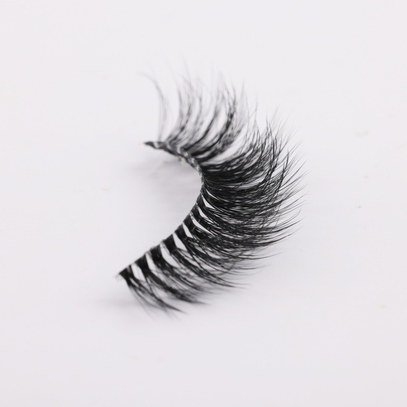Synthetic Eyelashes Factory - Wholesale Private Label Fake Synthetic Eyelashes Natural Strip Lashes Clear Band