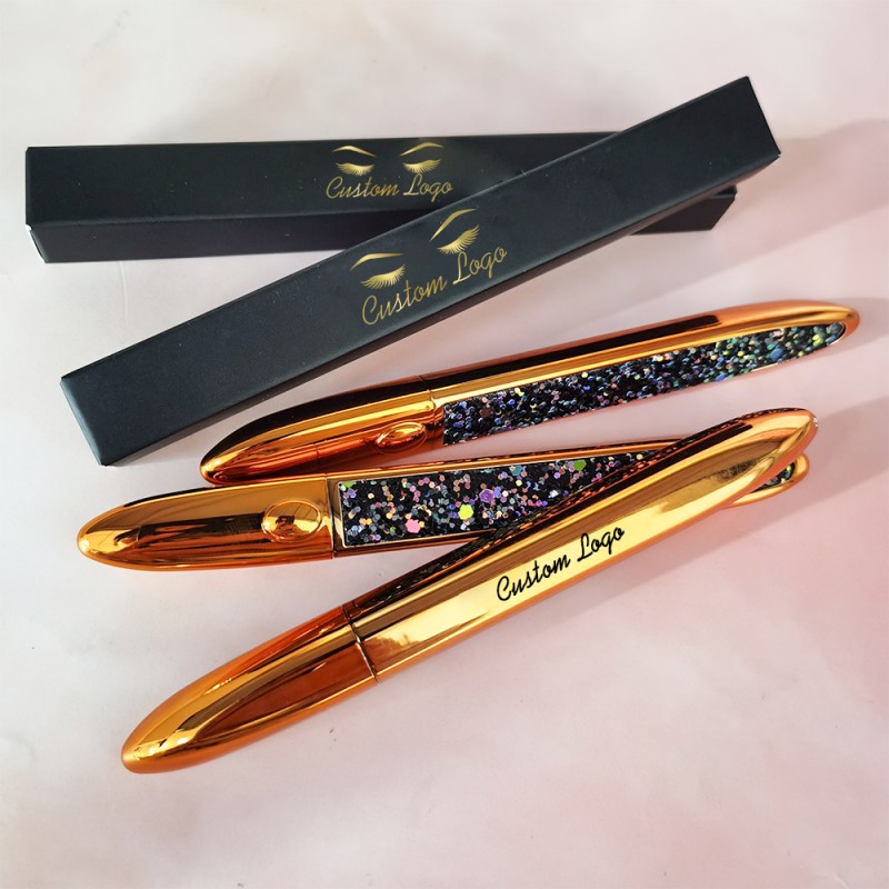 Waterproof Eyeliner Glue Pen Manufacturer - Best Selling Black Clear Waterproof Eyeliner Glue Pen Self Adhesive Eyeliner