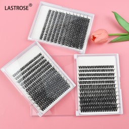 DIY Segmented Eyelashes Supplier - Private Label DIY Vegan Segmented Eyelashes Pre Cut Cluster Extension Kit C D Curl