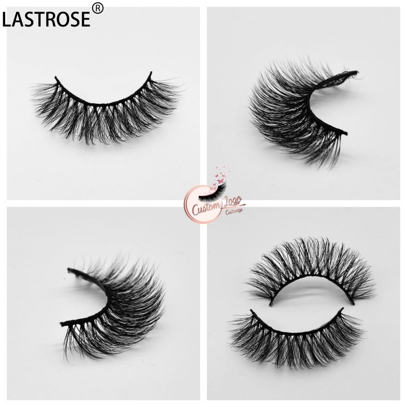 Natural Faux Mink Eyelashes Manufacturer - 15mm Natural Faux Mink Eyelashes 3d Vegan Wholesales Fluffy Full Strip Thick