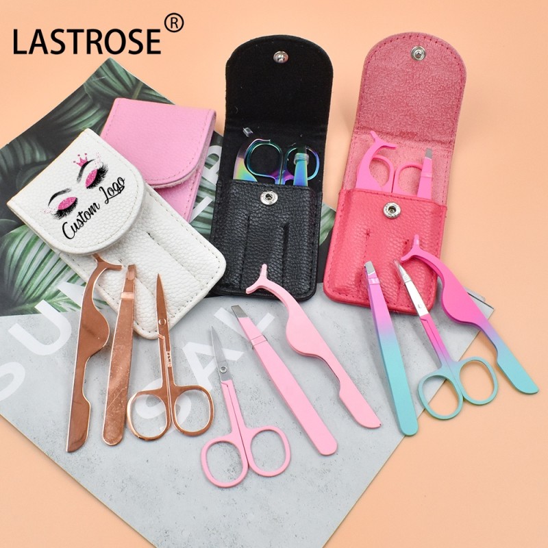 Lash Tool Sets Factory - Wholesale 3 Pieces Lash Tool Sets Pink Eyelash Applicator Private Label Eyelash Tools 8 Colors