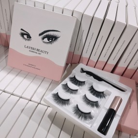 Magnetic Eyelashes Kit Supplier - New Best Magnetic Lashes False Eyelashes Kit With Magnetic Eyeliner Waterproof Eye Lash