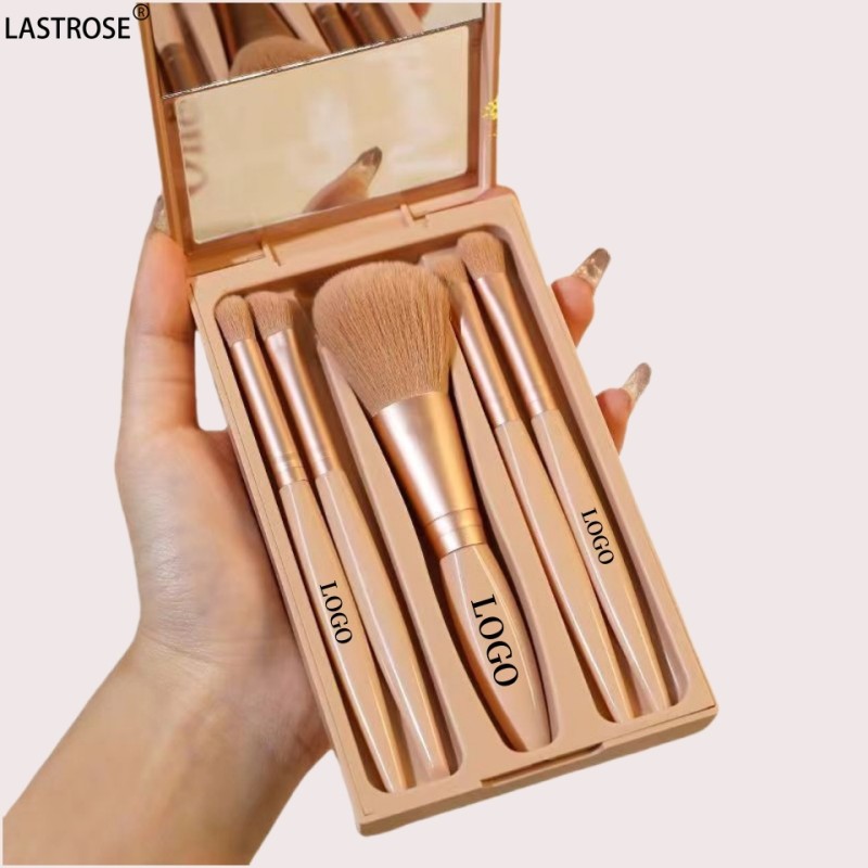 Travel Makeup Brush Set Factory - Mini Make up Brush Set Travel Size Makeup Brush Set With Mirror Portable Professional