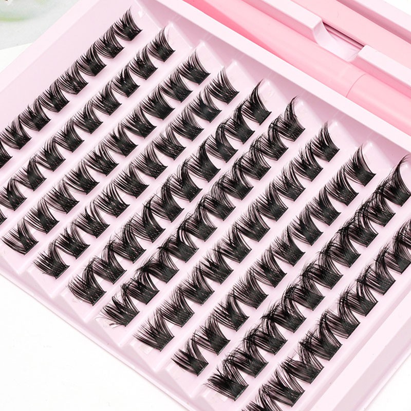 Segment Lashes Kit Factory - Wholesale DIY Segment Lashes Kit Private Label Faux Mink Cluster Lashes Eyelashes Extension
