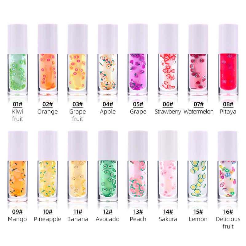 Lip Gloss Supplier - Vegan Natural Fruit Flavor Lipgloss Private Label Moisturizing Strawberry Clear