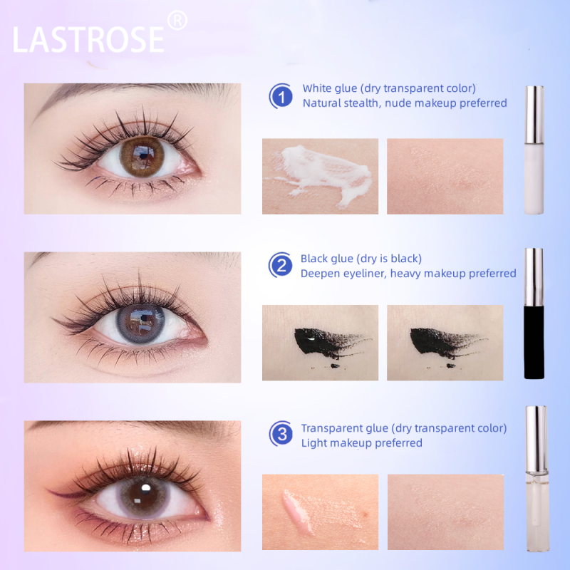White Matte Lashes Glue Factory - Wholesale Waterproof Quick-drying White Matte Lashes Extensions Glue Private Label Long-lasting