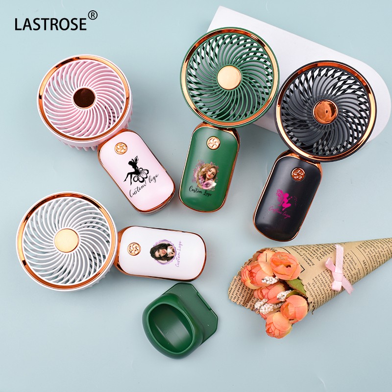 Handheld Mini Fans Supplier - New Style Private Label Standing Handheld Mini Fans Eyelash Dryer USB Rechargeable Small Pocket