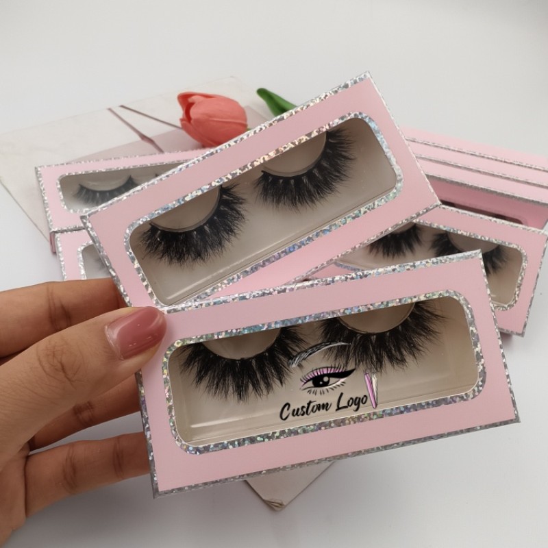 Eyelash Package Box Supplier - Factory Price 3D Black Mink Fur Eyelash Natural Length 15-18mm Eyelash Private Label