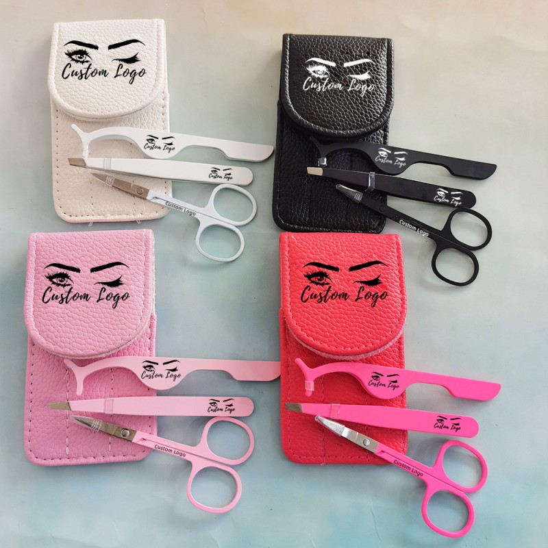 Lash Tool Sets Factory - Wholesale 3 Pieces Lash Tool Sets Pink Eyelash Applicator Private Label Eyelash Tools 8 Colors