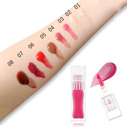 Crystal Tube Lip Tint Manufacturer - Wholesale Crystal Tube Lip Tint Waterproof Tint 8 Flavor Non-Sticky Lip and Cheek