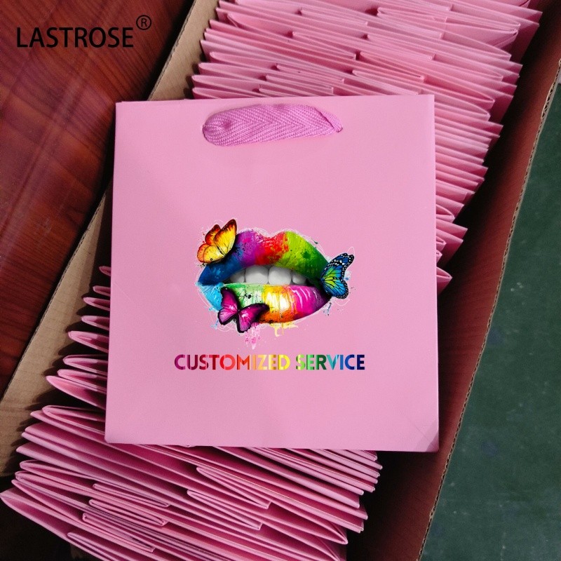 Gift Paper Bag Manufacturer - Factory Price Baby Pink Gift Paper Bag Private Label Luxury Paper Bags Wholesale