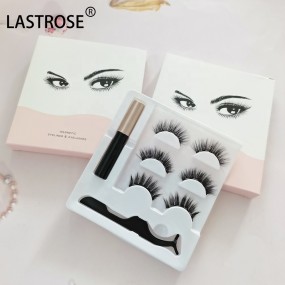 Magnetic Full Strip Eyelashes Factory - Best-selling Magnetic Full Strip Eyelashes Suit Liquid Magnetic Eyeliner 3 Magnet
