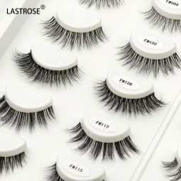 Eyelash Packaging Supplier - Wholesale Clear Lash Band Strip Faux Mink Eyelash Natural Long Vegan Lashes Private Label