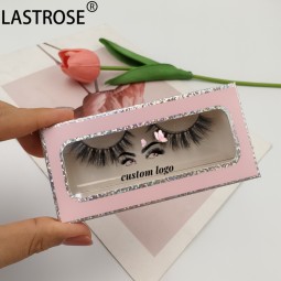 Eyelash Package Box Supplier - Factory Price 3D Black Mink Fur Eyelash Natural Length 15-18mm Eyelash Private Label
